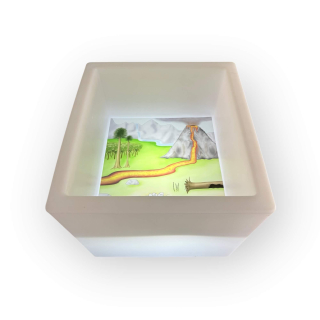 Svět dinosaurů - Podložka na světelný stůl KOSTKA